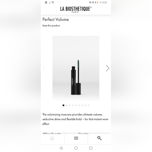 La Biosthetique Paris perfect volume mascara - Picture 4 of 6